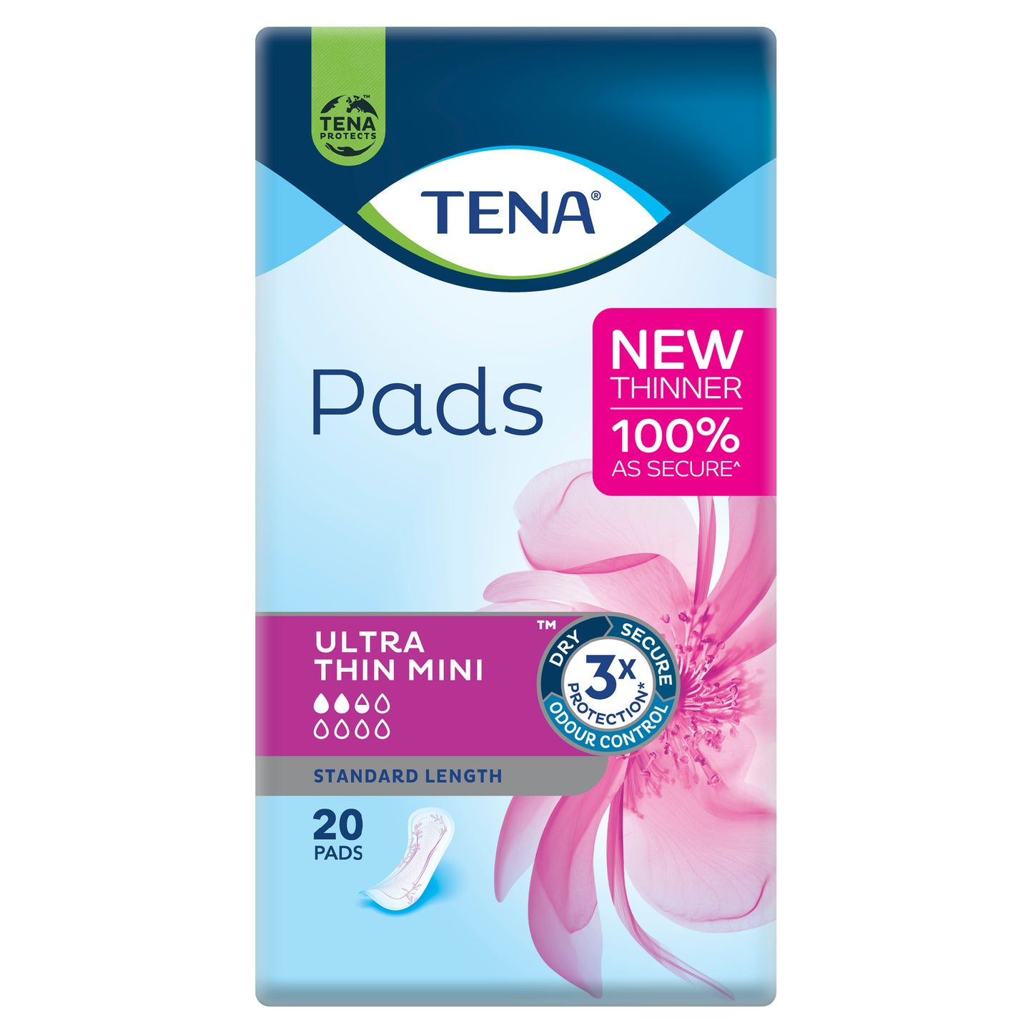 Tena Pads Ultra Thin Mini Pkt 20