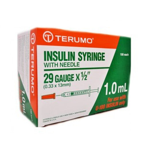 Terumo Insulin Syringe 1Ml 27Gx13Mm Box 100