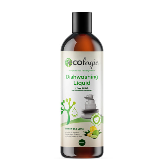 ECOLogic Lemon & Lime Dishwashing Liquid 500mL