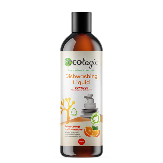 ECOLogic Sweet Orange & Clementine Dishwashing Liquid 500mL