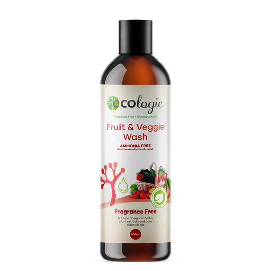 ECOLogic Fruit & Veggie Wash Fragrance Free 500mL