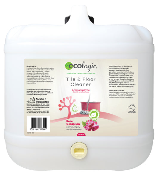 ECOLogic Rose Geranium Floor Cleaner BULK 15L