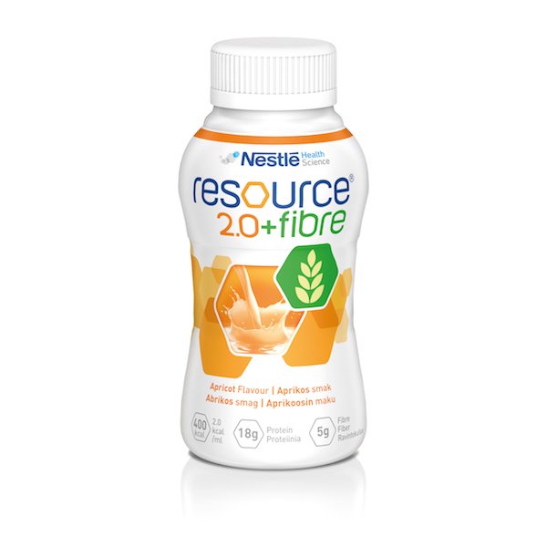 Resource 2.0 Fibre Apricot 200Ml Box 24