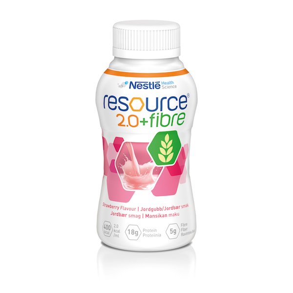 Resource 2.0 Fibre Strawberry 200Ml Box 24
