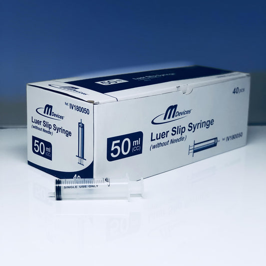 M Devices Syringe 50Ml L-Slip Box 40