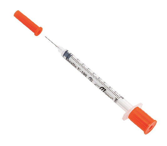 Insulin Syringe Standard 1Ml 27Gx13Mm Box 100