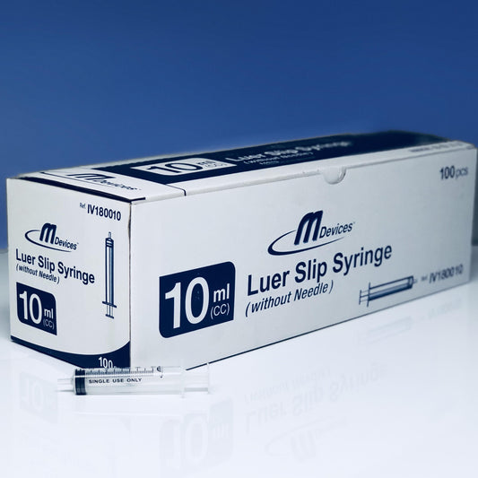 M Devices Syringe 10Ml L-Slip Box 100