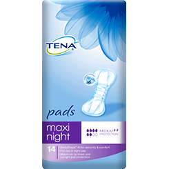 Tena Pads Maxi Night Pkt 14