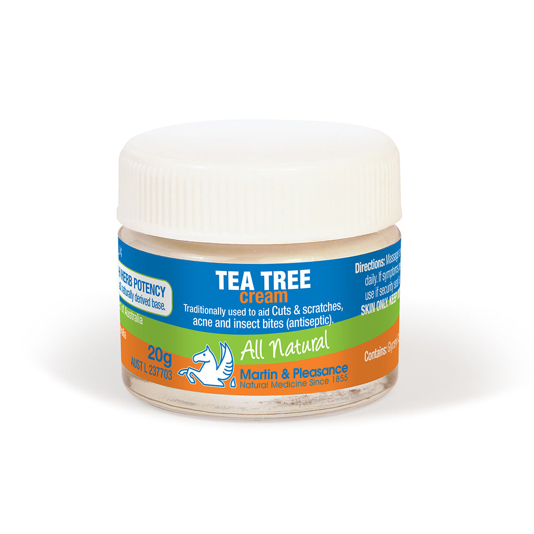 Martin & Pleasance Herbal Cream – Natural Tea Tree Cream