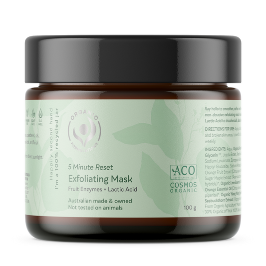 Organic Formulations 5 Minute Reset Exfoliating Mask 100g