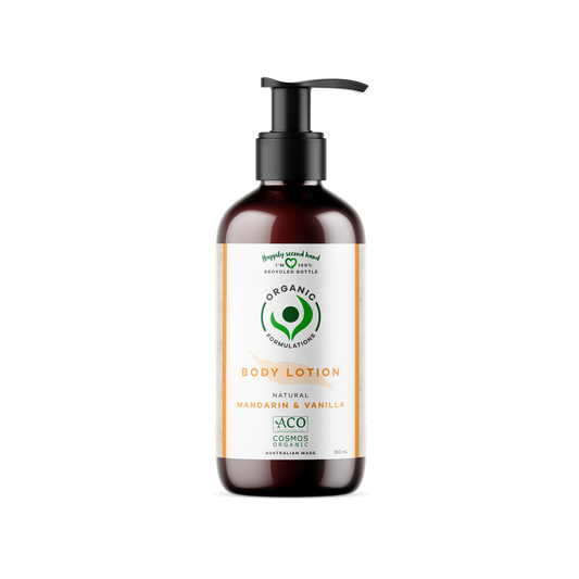 Organic Formulations Mandarin & Vanilla Body Lotion 250ml
