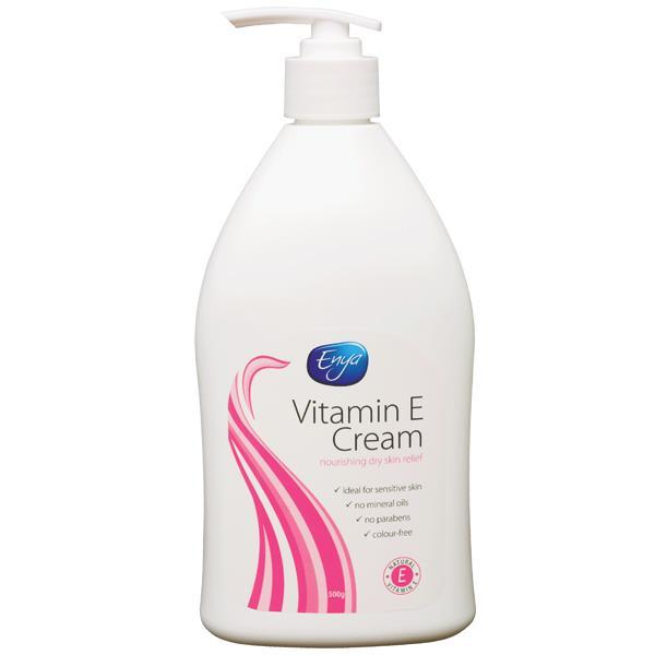 Enya Vitamin E Cream 500Ml Pump Each