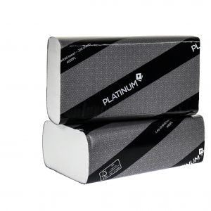 Caprice Platinum Slimfold Towel 23Cmx22Cm 200 Sheets Ctn 20
