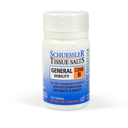 Schuessler Tissue Salts 125 Tablets – Comb B