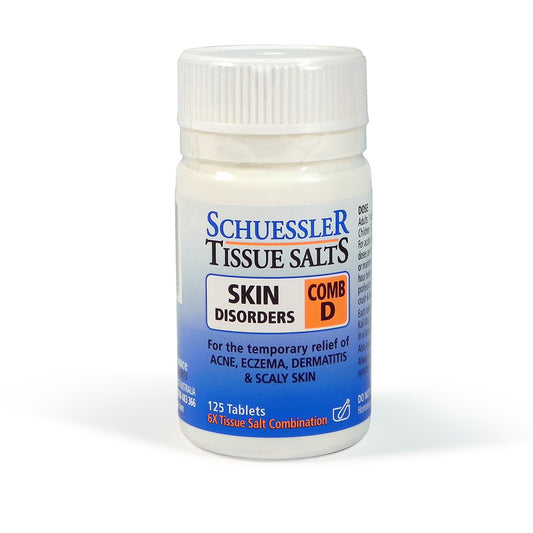 Schuessler Tissue Salts 125 Tablets – Comb D