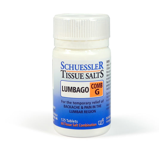 Schuessler Tissue Salts 125 Tablets – Comb G