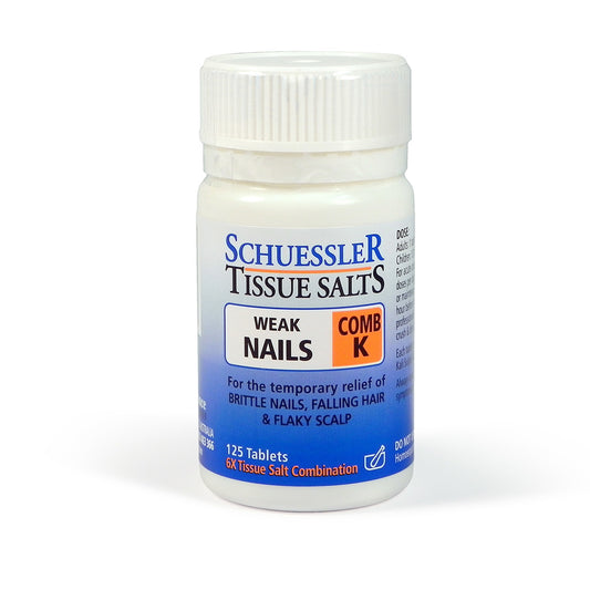 Schuessler Tissue Salts 125 Tablets – Comb K