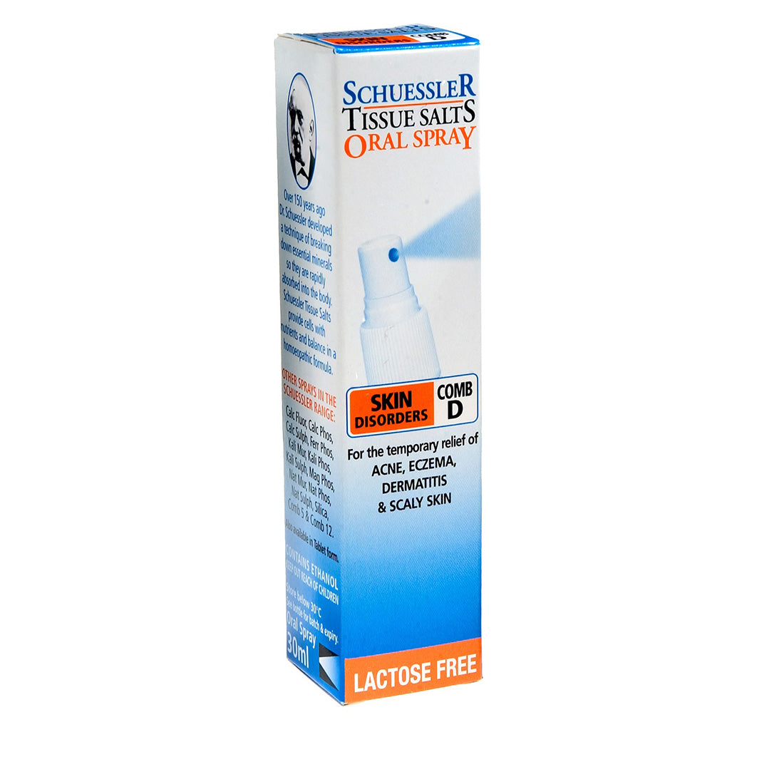 Schuessler Tissue Salts 30ML Spray – Comb D 6X