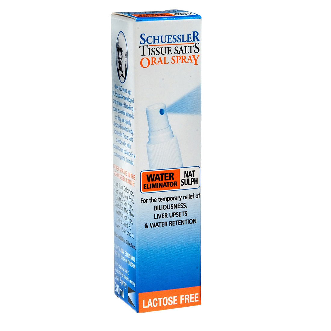 Schuessler Tissue Salts 30ML Spray – Nat Sulph 6X