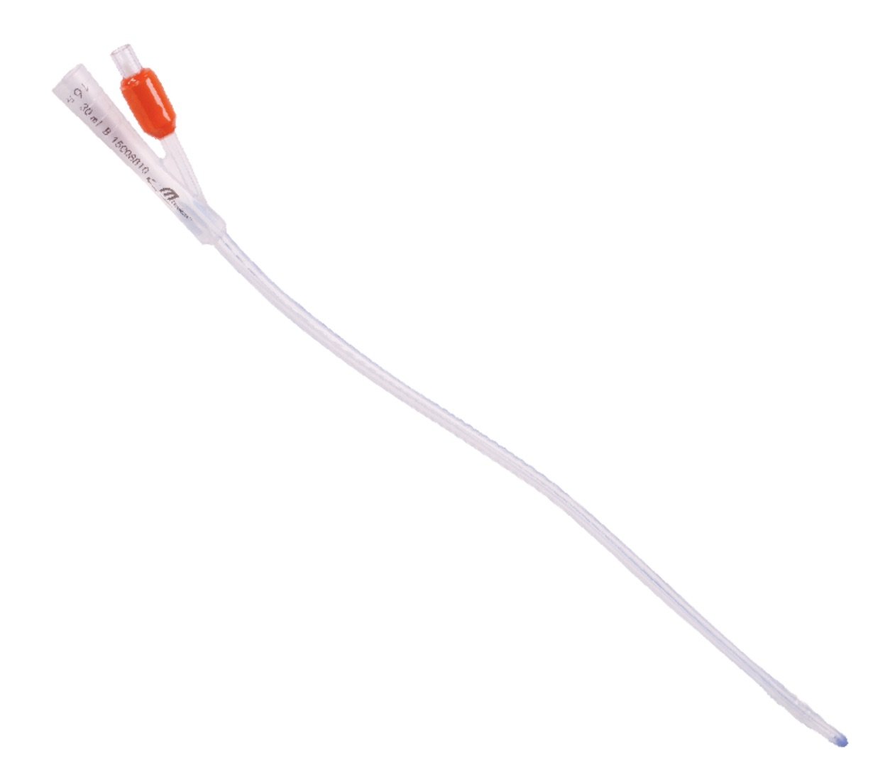 Silicone 2-Way Foley Catheter 18Fr 40Cm 10Ml Balloon