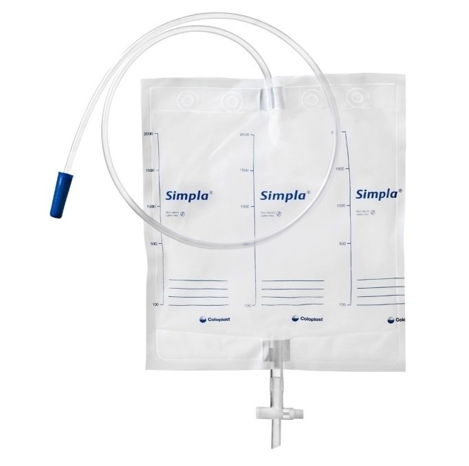 Simpla S4 Night Drainage Bag Sterile 2000Ml 120Cm