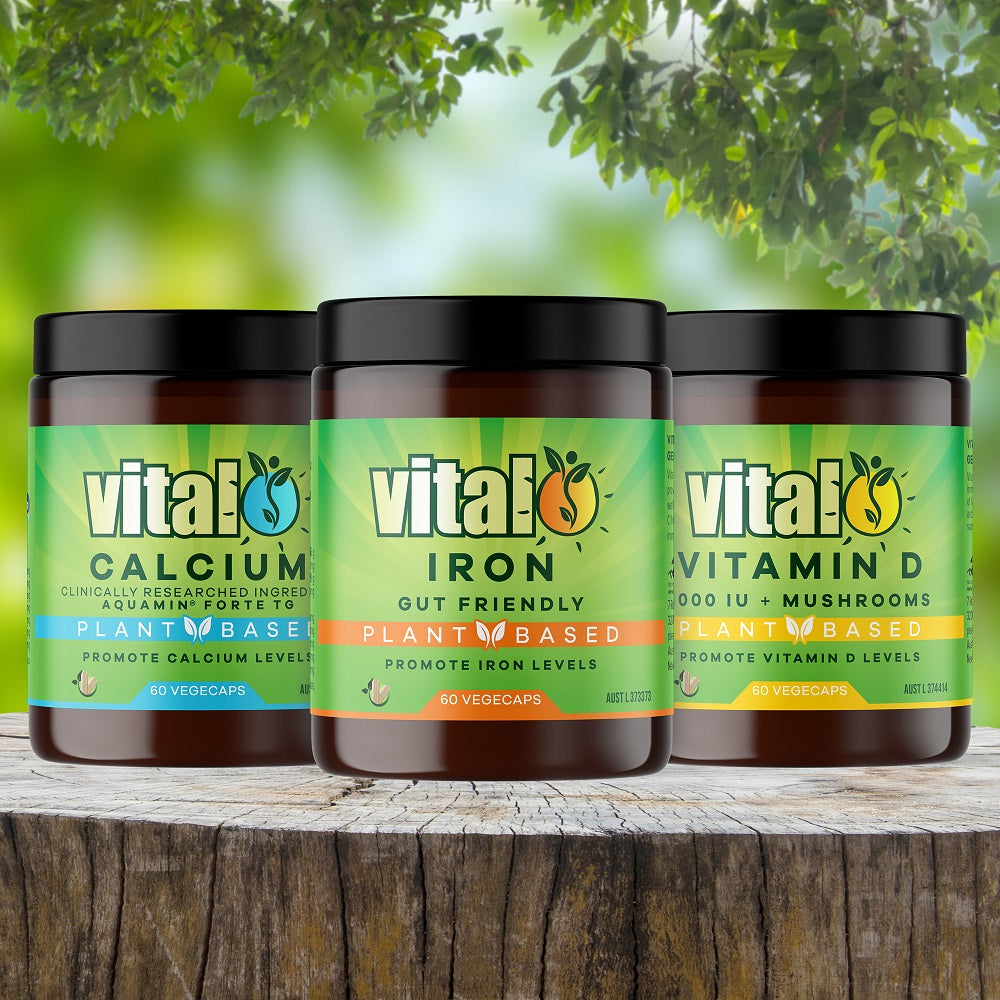 Vital Plant Based Iron Supplement 60 Vegecaps