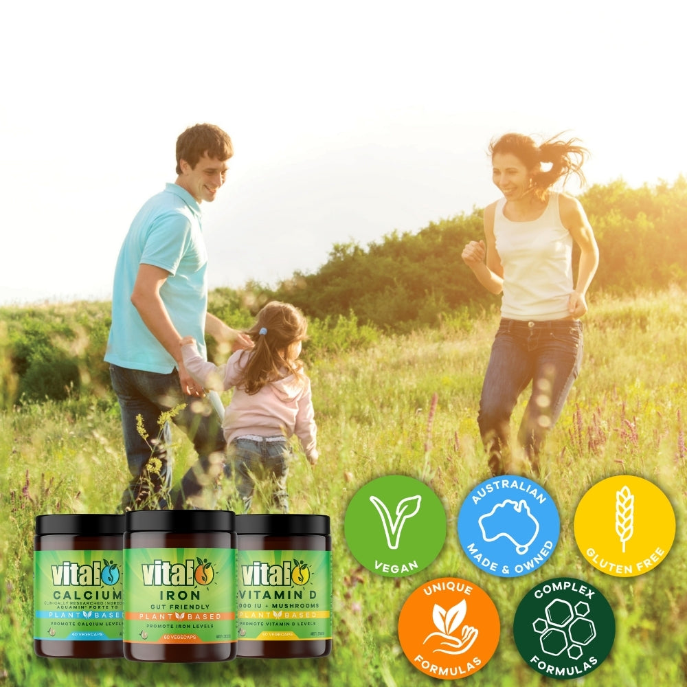 Vital Plant Based Iron Supplement 60 Vegecaps