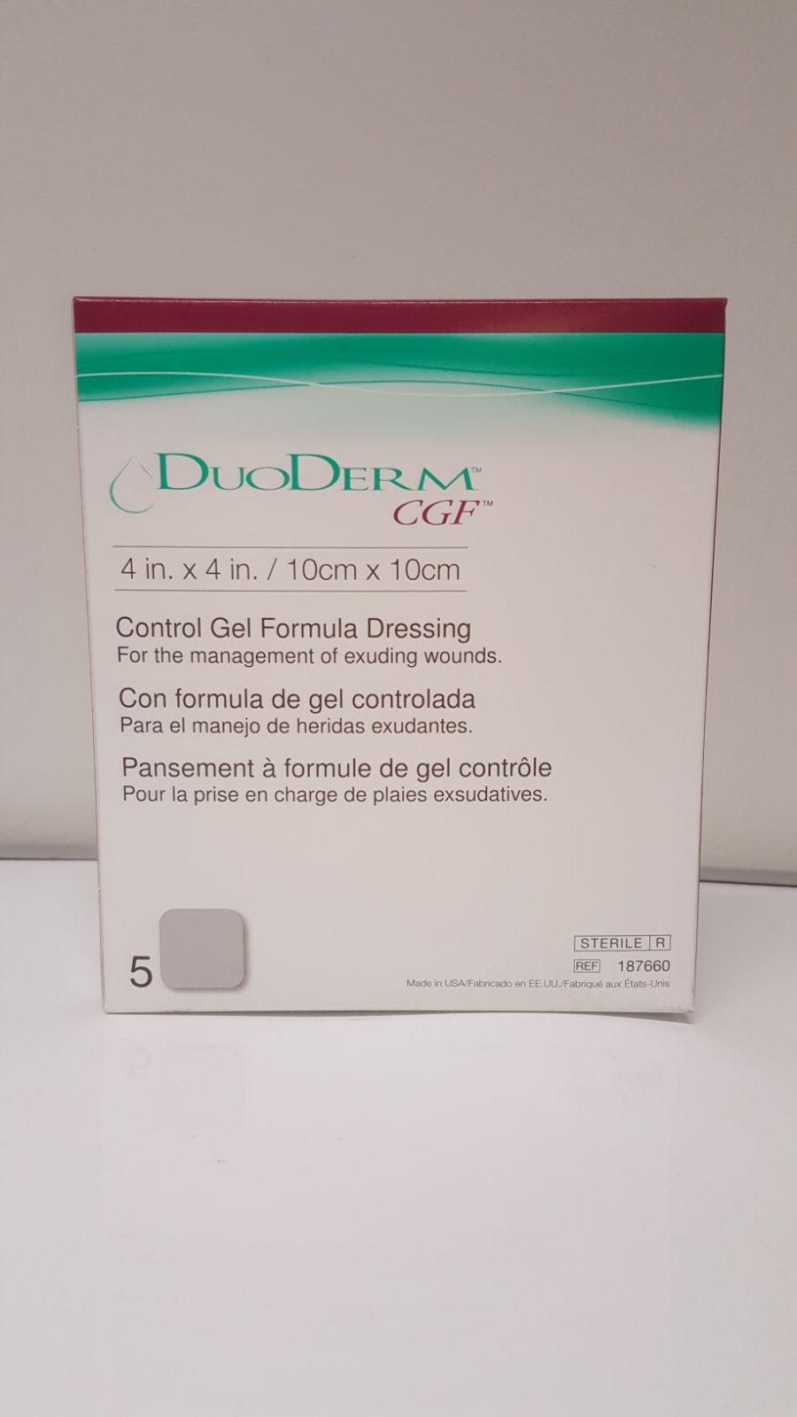 Duoderm Cgf Sterile 10Cmx10Cm Box 5
