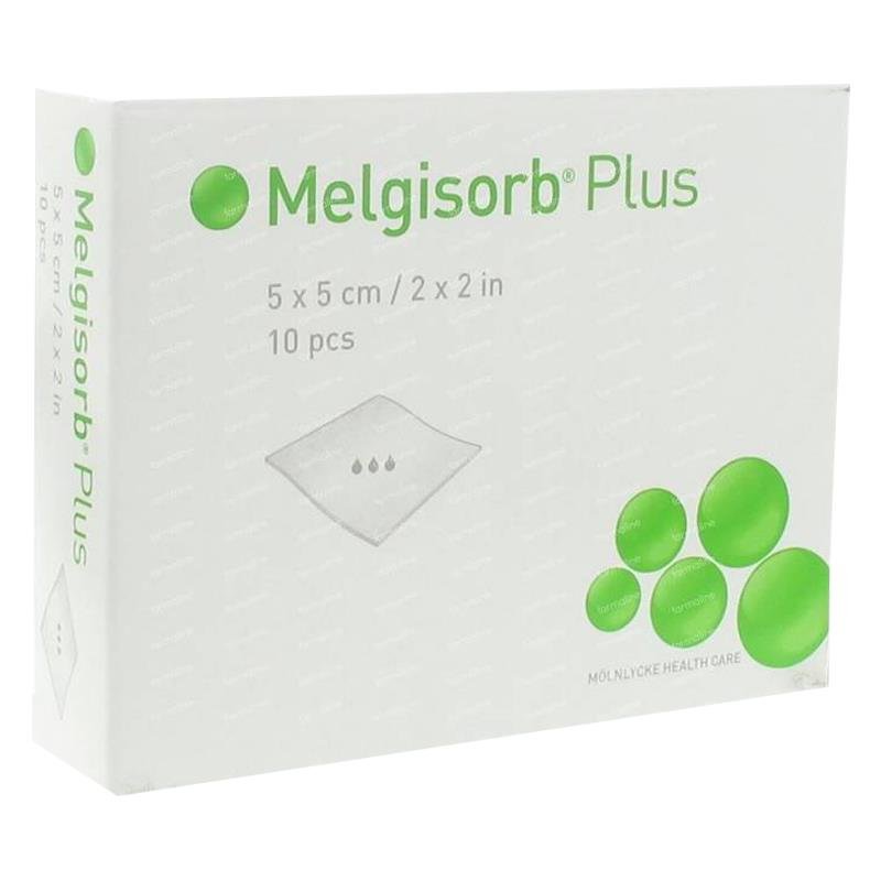 Melgisorb Plus 5Cmx5Cm Box 10