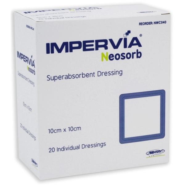 Impervia Neosorb 10Cmx10Cm Box 20
