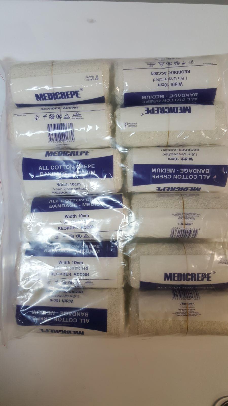 Medicrepe Medium 10Cmx1.6M Pkt12