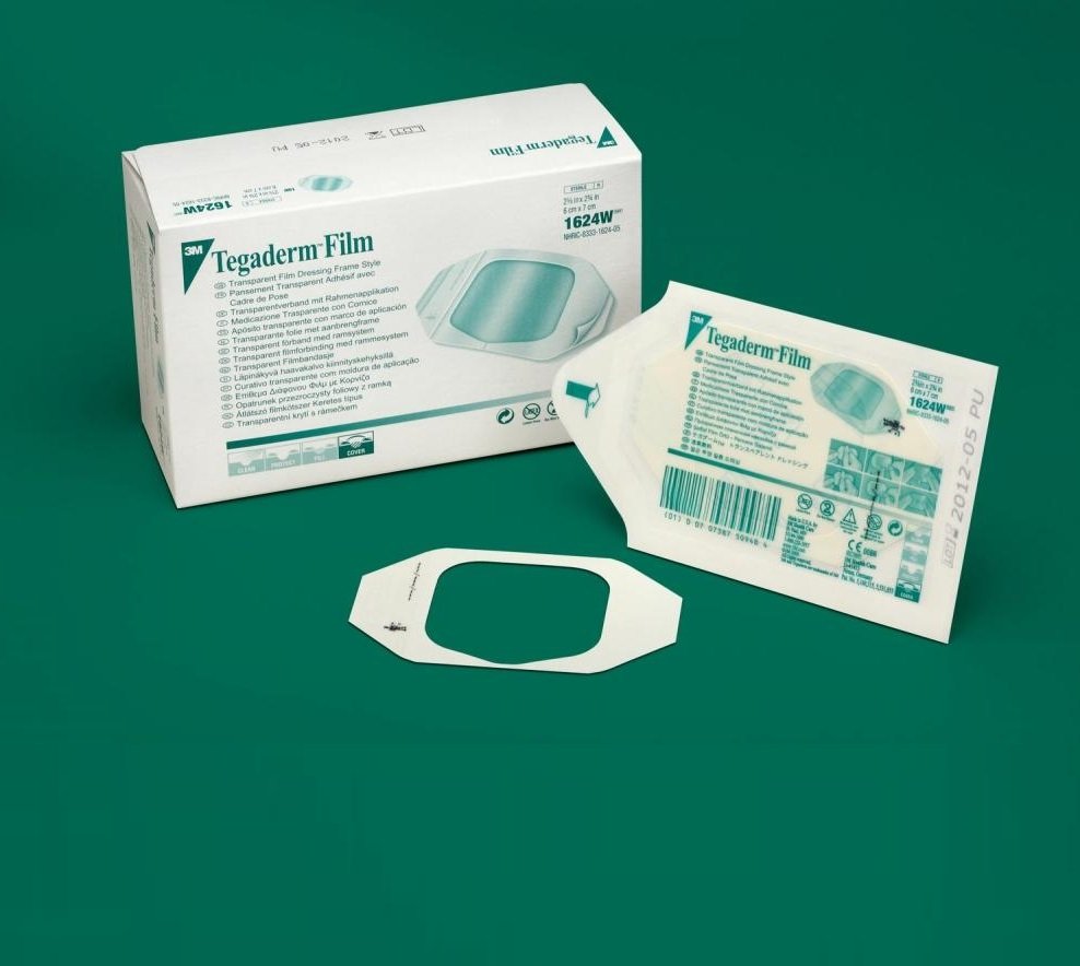 3M Tegaderm Transparent Film Dressing 6Cm X 7Cm Pkt 100