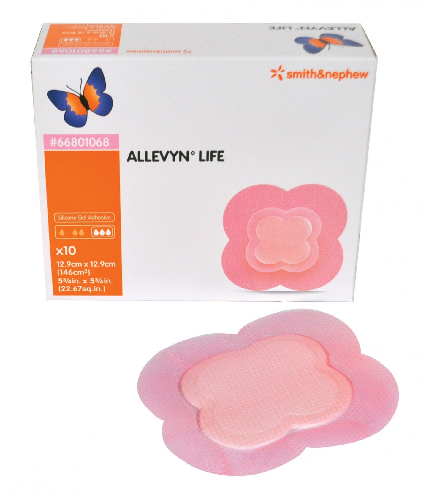 Allevyn Life Medium 12.9Cmx12.9Cm Box 10