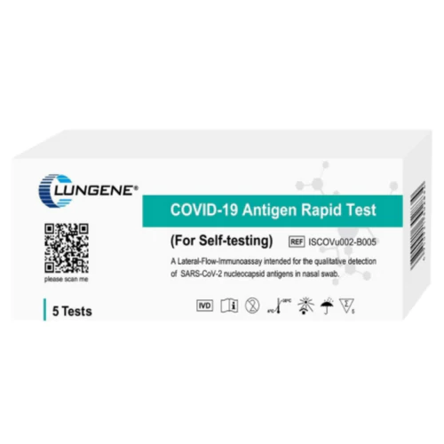 Clungene Rapid Antigen Nasal Self Test Kit 5 Pack