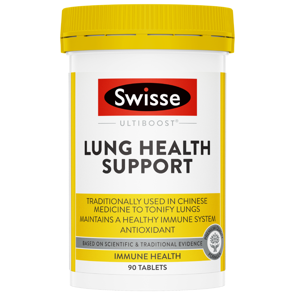2XSwisse Ultiboost Lung Health Support 90 Tablets Respiratory Health Antioxidant