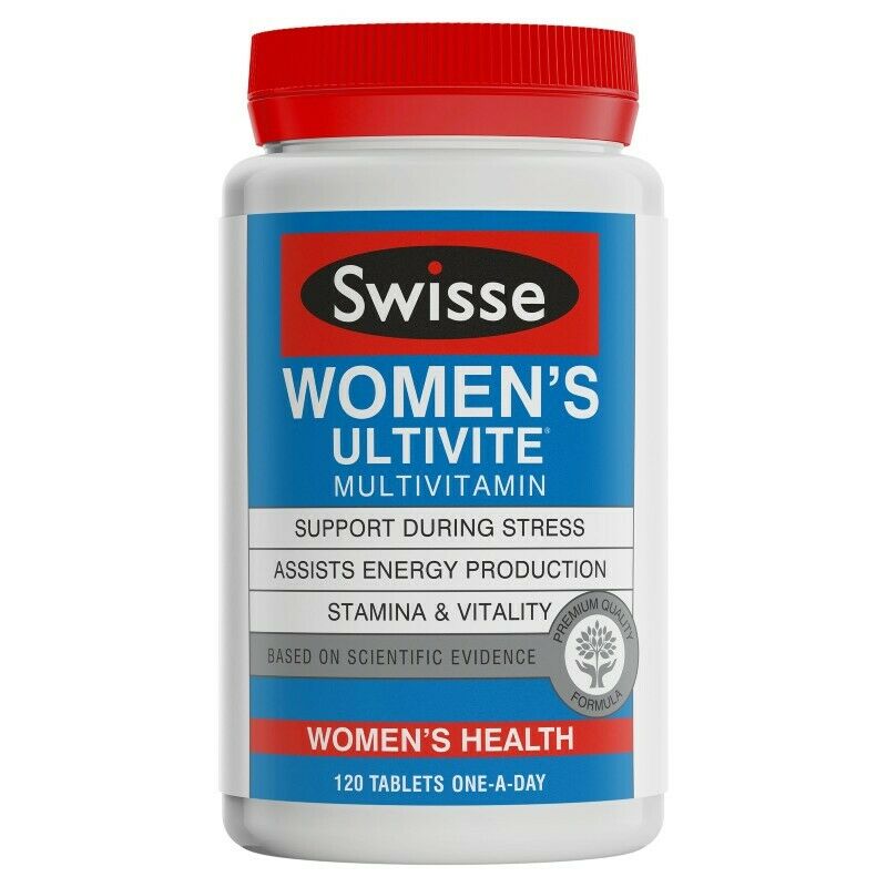 2XSwisse Women's Ultivite Multivitamin 120 Tablets Womens Health Stamina Vitality