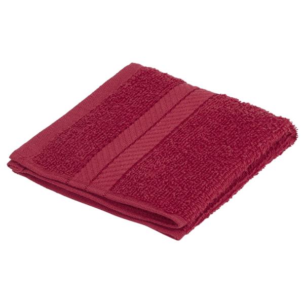 Face Towel 30Cmx30Cm Burgundy