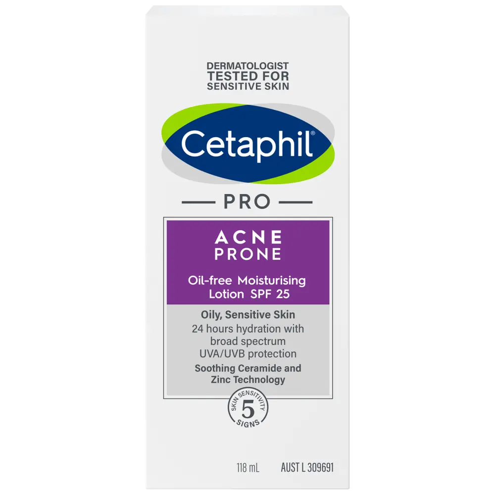 Cetaphil PRO Acne Prone Oil-Free Moisturising Lotion 118mL