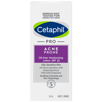 Cetaphil PRO Acne Prone Oil-Free Moisturising Lotion 118mL