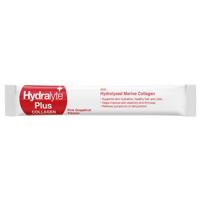Hydralyte Plus Collagen with Hydrolysed Marine Collagen 10 Oral Powder Sticks