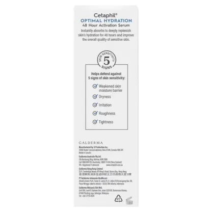 Cetaphil Optimal Hydration 48 Hour Activation Serum 30mL
