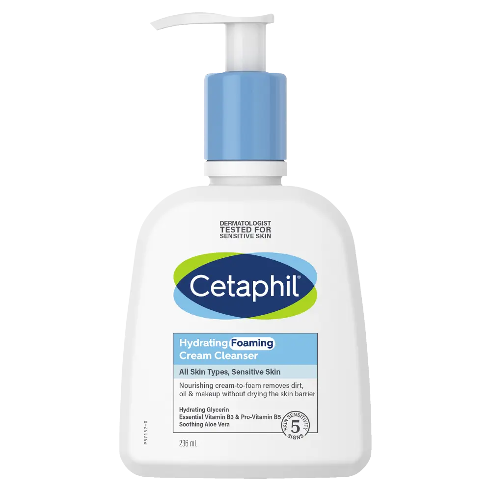 Cetaphil Hydrating Foaming Cream Cleanser 236mL