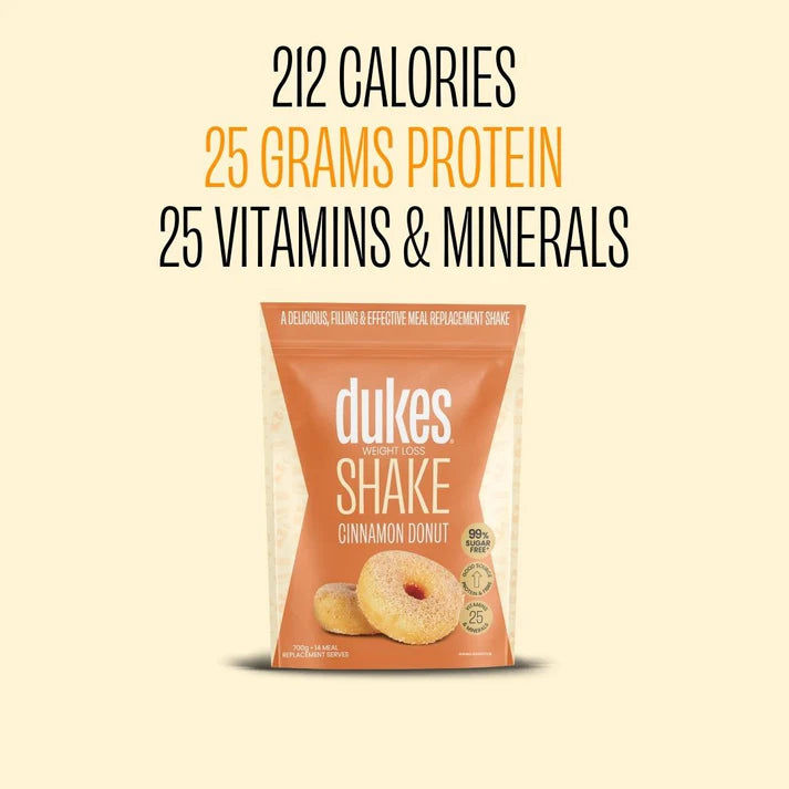 Dukes® Weight Loss Shake Cinnamon Donut 700g