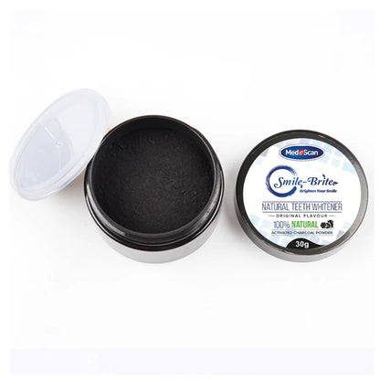 Medescan Smile-brite Teeth Whitening Activated Charcoal Powder - Natural