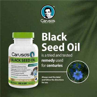 Caruso's Black Seed Oil 500 60 Capsules