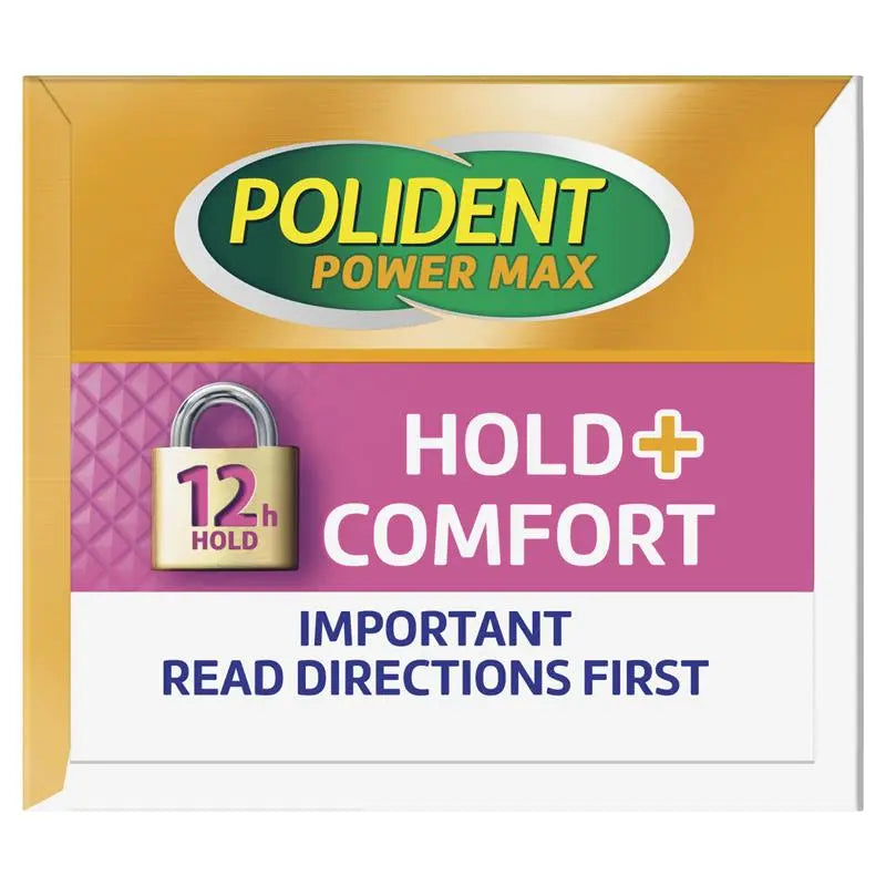 Polident Power Max Hold + Comfort Partial & Denture Adhesive 40g