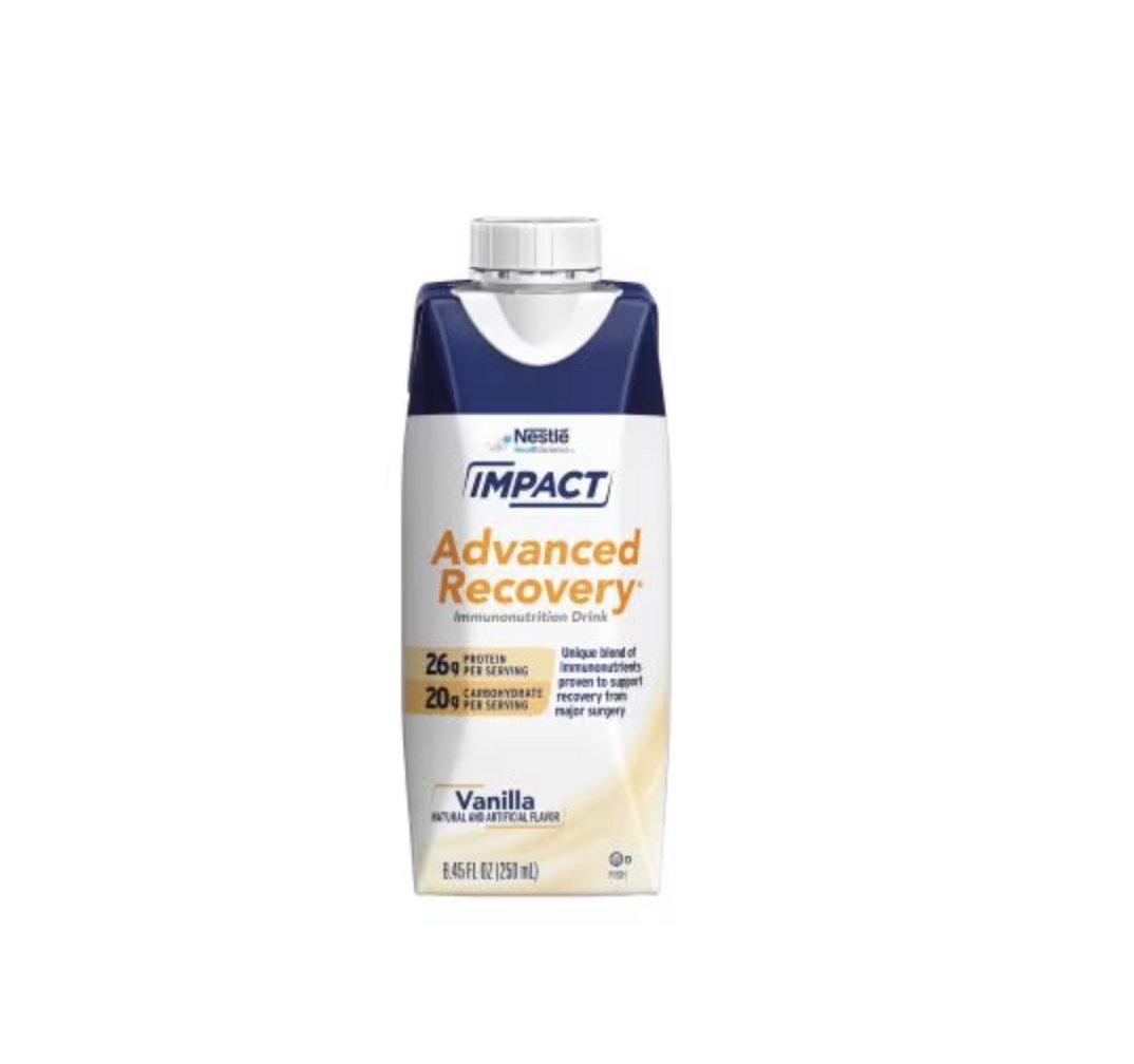 IMPACT ADVANCED RECOVERY VANILLA 250ML, BOX 10
