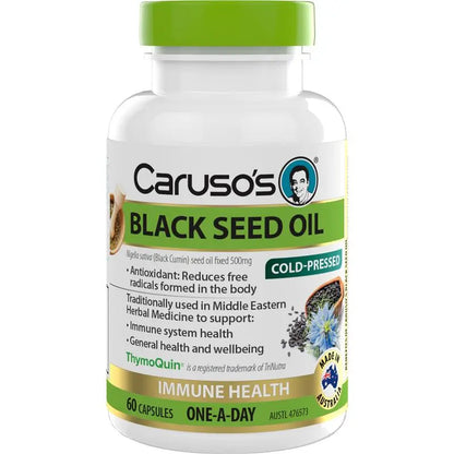 Caruso's Black Seed Oil 500 60 Capsules