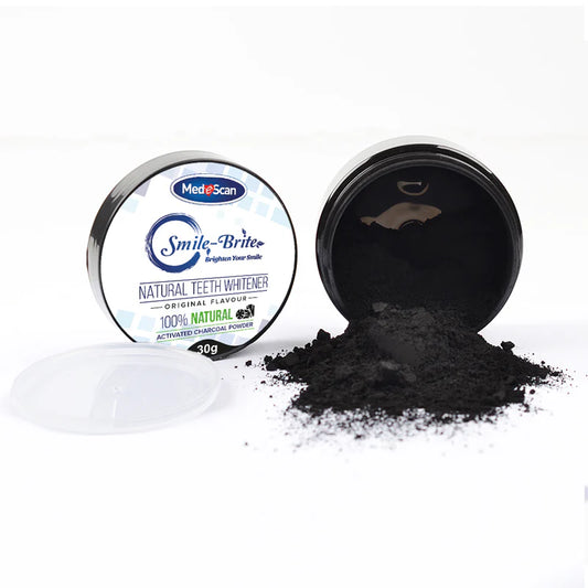Medescan Smile-brite Teeth Whitening Activated Charcoal Powder - Natural