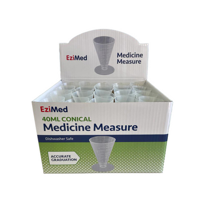 EziMed Medicine Measuring Cup 40mL Box of 40